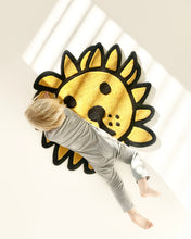 Rug LEEUW Lion Orange / Black Print 3 x 3 ft