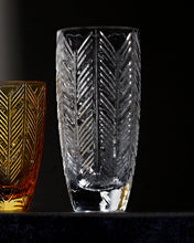 Champagne Glasses ZIG ZAG Set of 6  Transparent 11 oz, diam. 2.5", H 5.5"