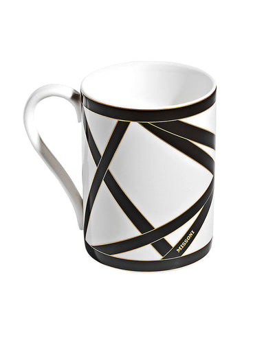 Mug Cup NASTRI in Luxury Box Black diam. 3
