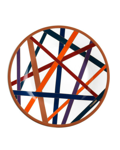 Dessert Plates NASTRI Set of 2  Multicolor diam. 8.5