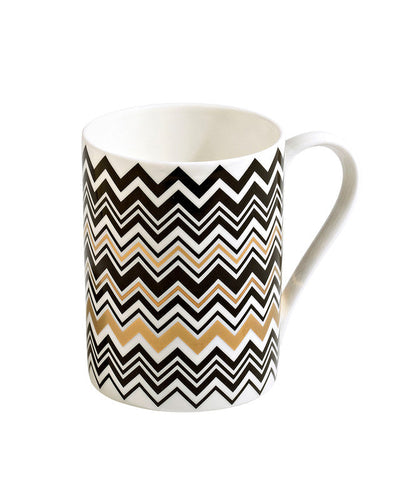 Mug Cup ZIG ZAG in Luxury Box Gold diam. 3