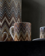 Mug Cup ZIG ZAG in Luxury Box Jarris 148 diam. 3", H 3.9", cap. 12.5 oz