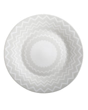 Charger Plate ZIG ZAG  White diam. 12.5"