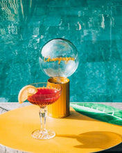 Bulb CHAMPAGNE Amber with Base Table Lamp PORTABLE Pop Nomad Pink