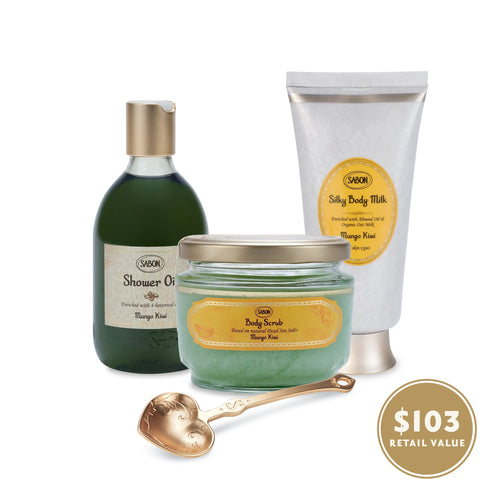 Sabon NextGen Silky Body Ritual Mango Kiwi Gift Set