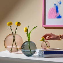Mars Vase Large Steel Apricot