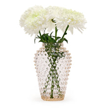 Hobnail Vase - Barrel - Apricot chiffon