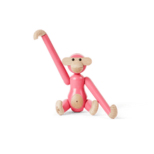 Kay Bojesen Monkey, Mini, Pink, H: 3.7"