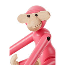 Kay Bojesen Monkey, Mini, Pink, H: 3.7"