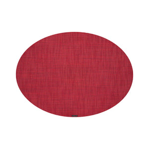Chilewich Mini Basketweave Collection Scarlet