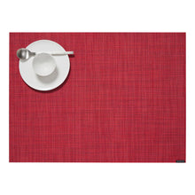 Chilewich Mini Basketweave Collection Scarlet