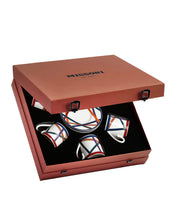 Coffee Cup & Saucer NASTRI Set of 6 in Luxury Box Multicolor diam. 2.3", H 2.5", Cap. 4 oz, Saucer diam. 4.75"