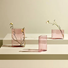 Mist Vase Short Dusty Rose