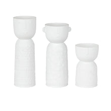 Natural Forms Porcelain Face Vases - Stella, Luna & Lucia