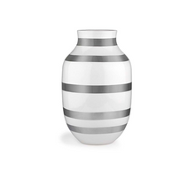 Kähler Omaggio Vase, Silver, 12.2"