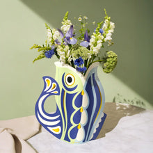 Octaevo Paper Vase Fish Blue