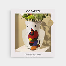 OCTAEVO Miró Paper Vase - Ivory