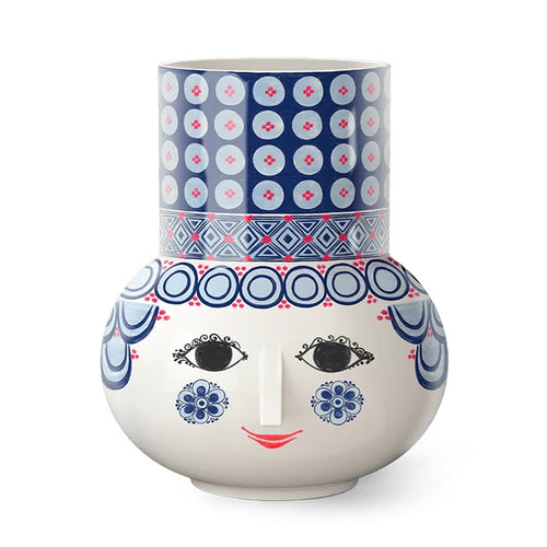 Bjørn Wiinblad Olga Vase, Blue