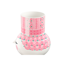 Bjørn Wiinblad Olga Vase, Pink, H: 5.9"