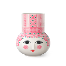 Bjørn Wiinblad Olga Vase, Pink, H: 5.9"