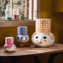 Bjørn Wiinblad Olga Vase, Sand, H: 13.8"