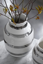 Kähler Omaggio Vase, Silver, 12.2"