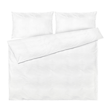 JUNA Bæk&Bølge Duvet Cover Set, White/White