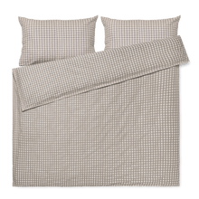 JUNA Bæk&Bølge Duvet Cover Set, Grey/Birch