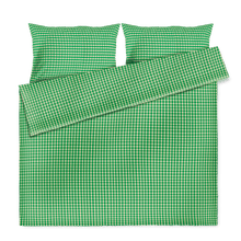JUNA Bæk&Bølge Duvet Cover Set, Green/Sand