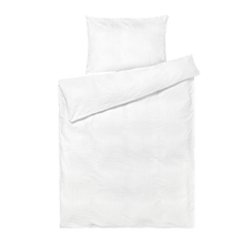 JUNA Bæk&Bølge Duvet Cover Set, White/White
