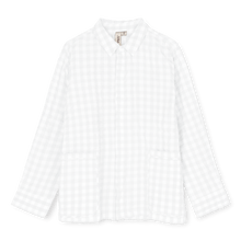 JUNA Bianca Lounge Shirt, White/White
