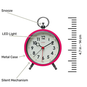 Factory Pink Alarm Clock