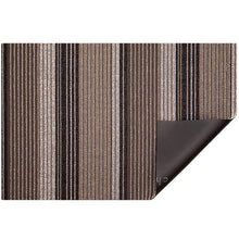 Chilewich Shag Pleat Stripe Floor Mat Oyster