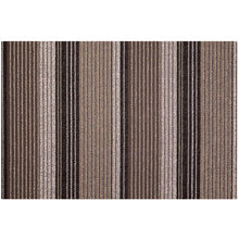 Chilewich Shag Pleat Stripe Floor Mat Oyster