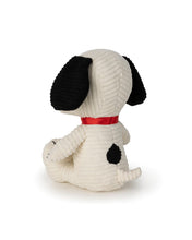 Plush PEANUTS SNOOPY Sitting Corduroy Cream in Giftbox 11"