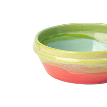 Kähler Poppery Bowl, Pink/Mint/Apple Green, Ø 6.3"