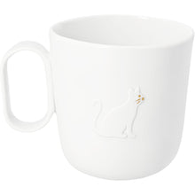 Räder Porcelain Kitty Cat Mug with Gold Accents - 13.5 oz
