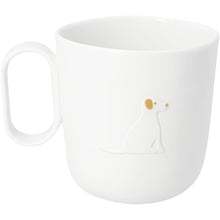 Räder Porcelain Puppy Dog Mug with Gold Accents - 13.5 oz