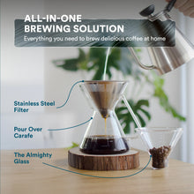 Pour Over Coffee Maker with Filter - 500ml/17oz