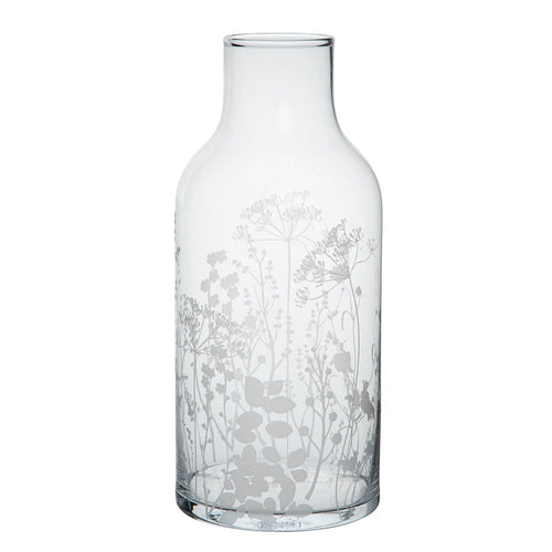 Wildflowers Glass Vase