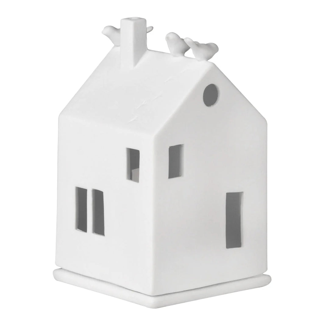 Village Mini Light House with Birds