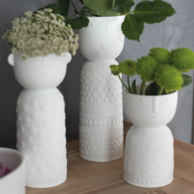 Natural Forms Porcelain Face Vases - Stella, Luna & Lucia