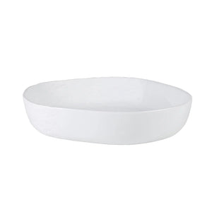 Freeform Porcelain Bowl 9"