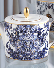 Tea Pot or Coffee Pot AZULEJOS   diam. 4.75", H 4.5"