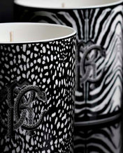 Scented Candle ZEBRA 270gr  Black diam. 3.3", H 3.5"