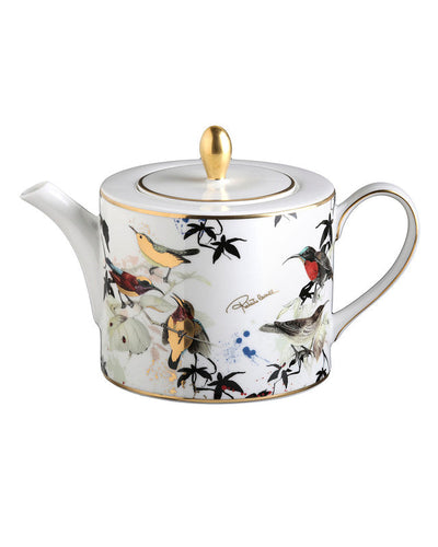 Tea Pot or Coffee Pot GARDEN'S BIRDS   diam. 4.75