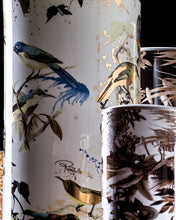 High Vase GARDEN'S BIRDS   diam. 6.3", H 14"
