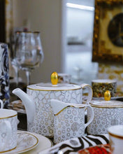 Coffee Cup & Saucer GIRAFFE Set of 2 in Luxury Box  diam. 2.3", H 2.5", Cap. 4 oz, Saucer diam. 4.75"