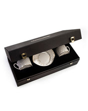 Tea Cup & Saucer GIRAFFE Set of 2 in Luxury Box diam. 3.3", H 2.3", cap. 7.5 oz, Saucer diam. 6"
