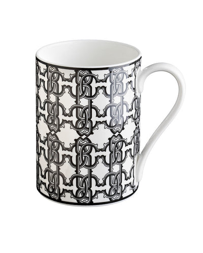 Roberto Cavalli Mug Cup MONOGRAM Black